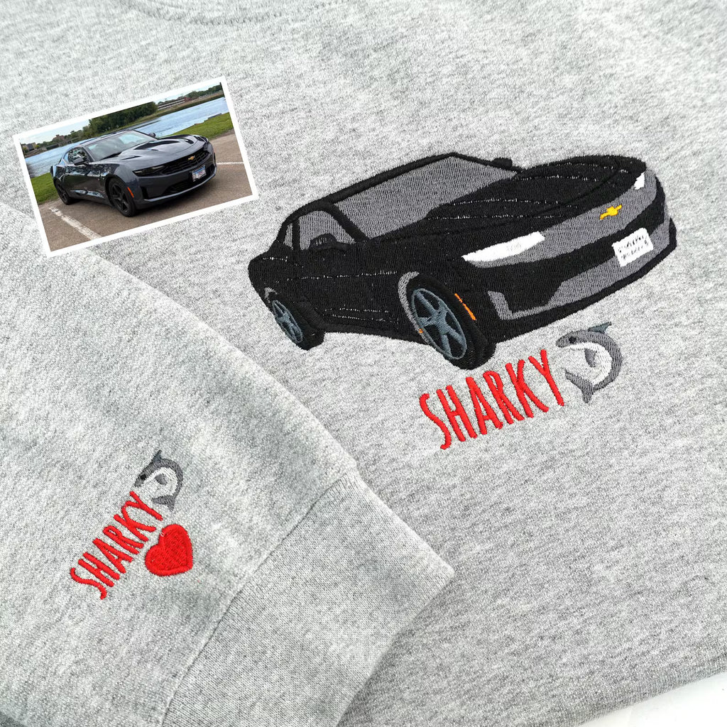 🔥🪡 Torque & Thread – Luxury Car Embroidery Work