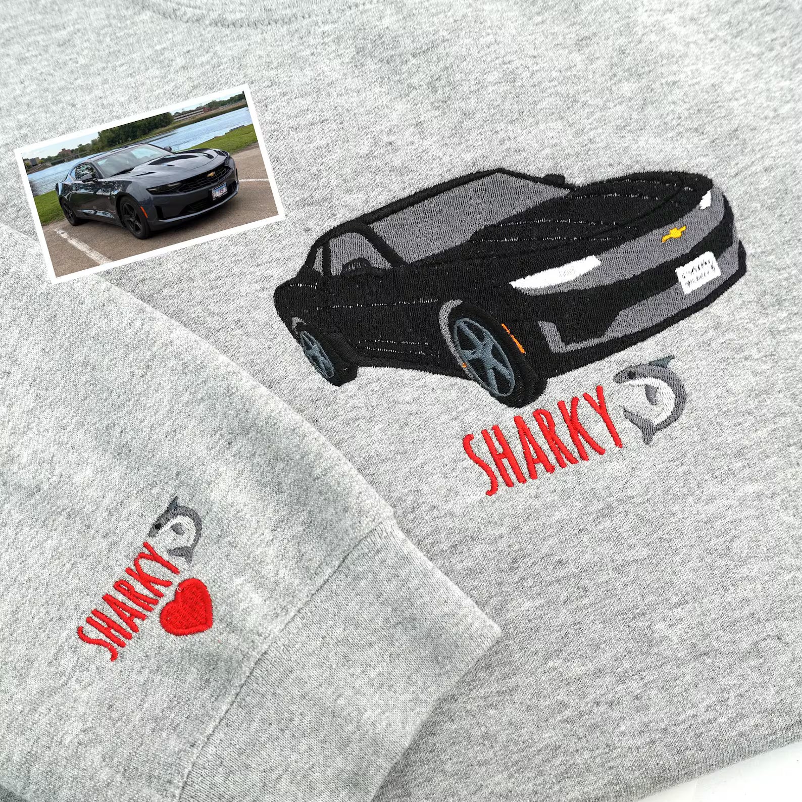 🔥🪡 Torque & Thread – Luxury Car Embroidery Work