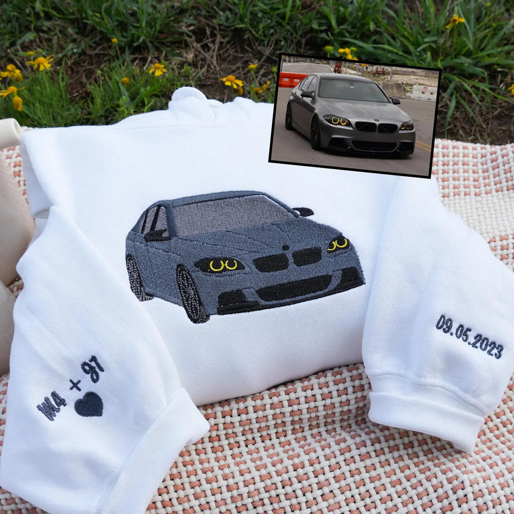 🔥🪡 Torque & Thread – Luxury Car Embroidery Work