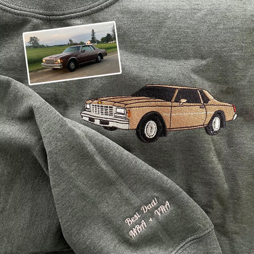 🔥🪡 Torque & Thread – Luxury Car Embroidery Work