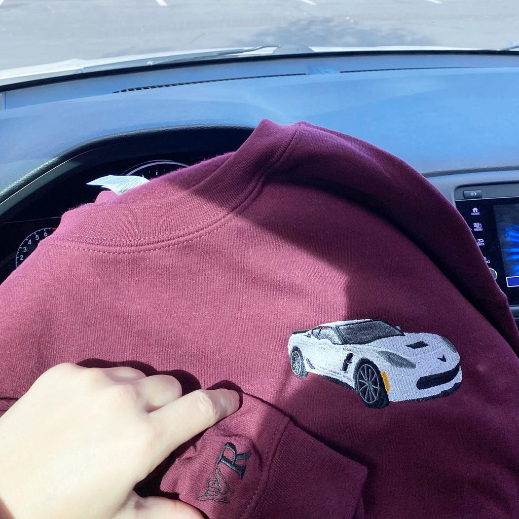 🔥🪡 Torque & Thread – Luxury Car Embroidery Work