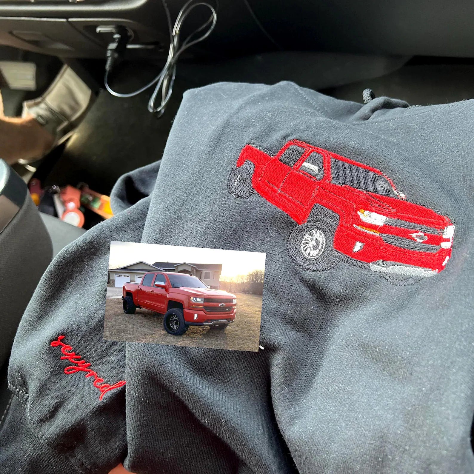 🔥🪡 Torque & Thread – Luxury Car Embroidery Work