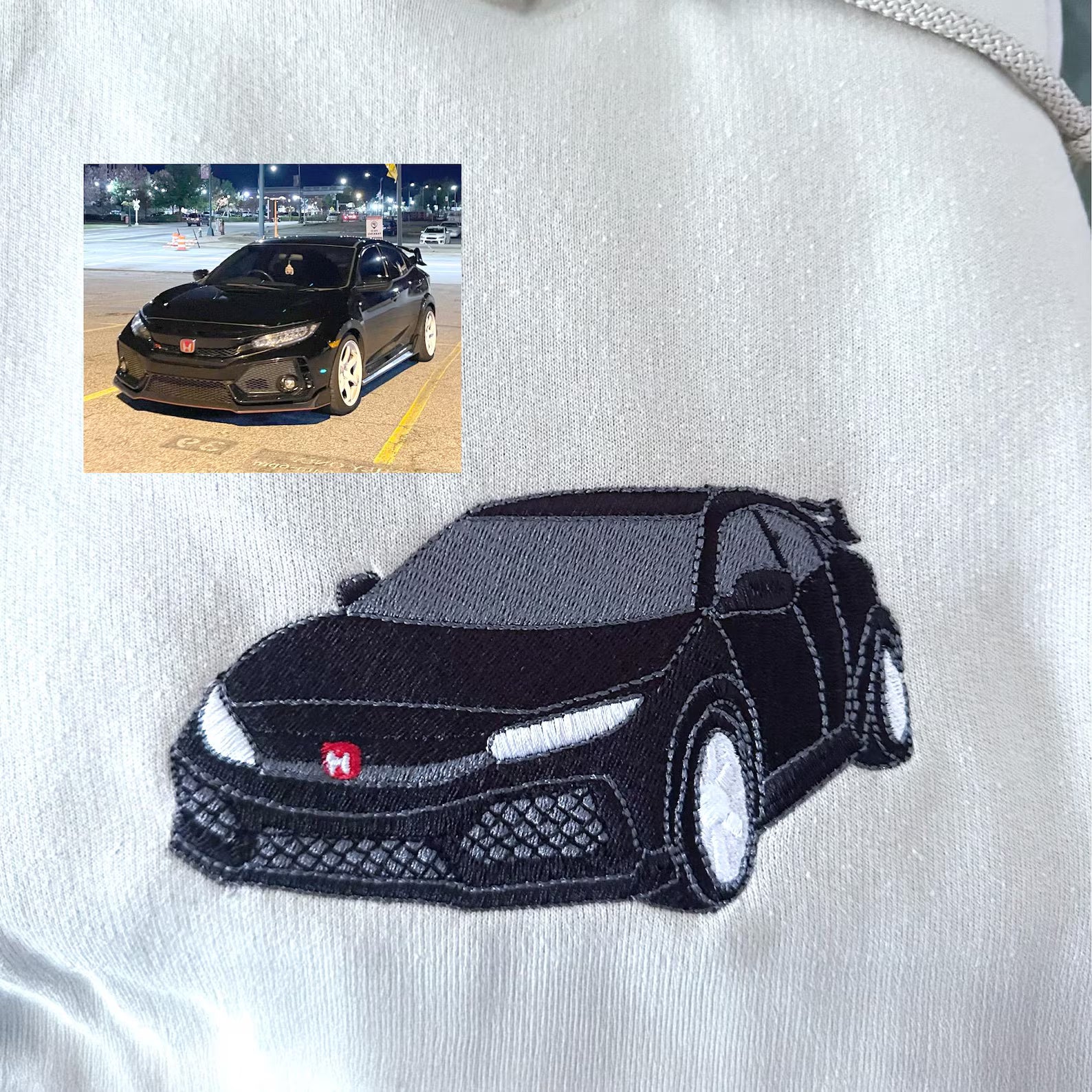 🔥🪡 Torque & Thread – Luxury Car Embroidery Work