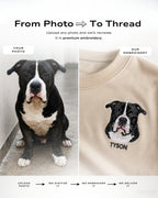 PetStitch Custom Pet Embroidery Hoodie